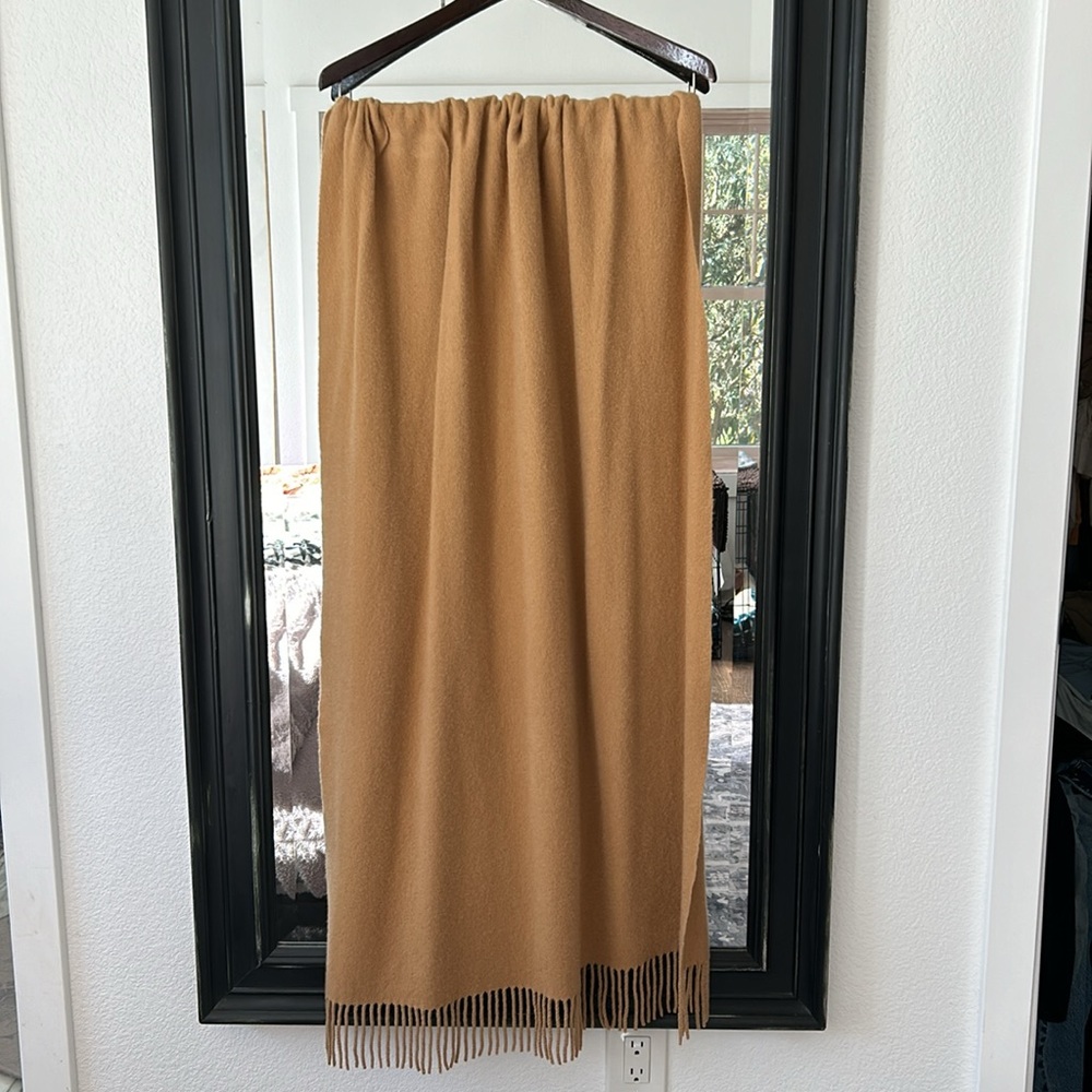 Nordstrom Beige Cashmere Scarf